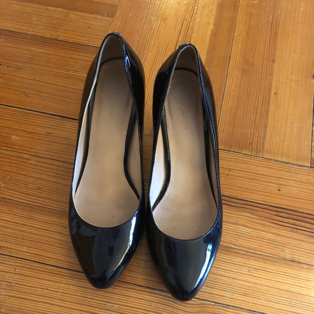Cole Haan Black Patent Leather Pumps